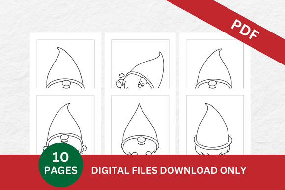 Gnome Coloring Pages