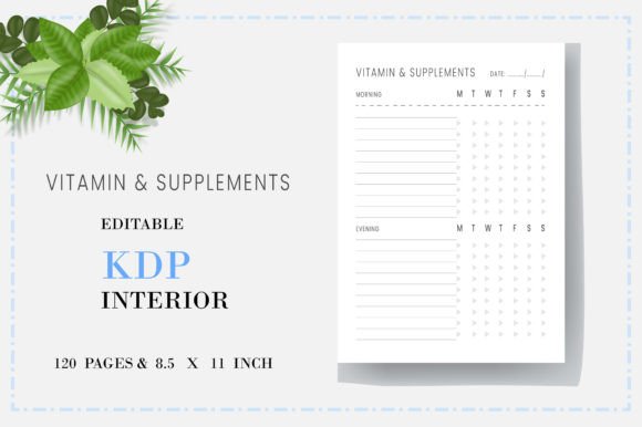 How High-Resolution Vitamin Supplement Interiors Can Transform Your KDP Publishing Business