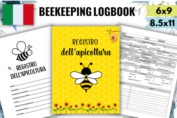 Italian Beekeeping Log Book: A Digital Download for Smart Apiary Management