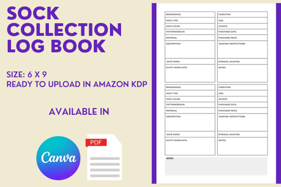 Sock Collection Log Book – KDP Interior: A Practical Guide to Streamlining Your Low-Content Publishing Workflow