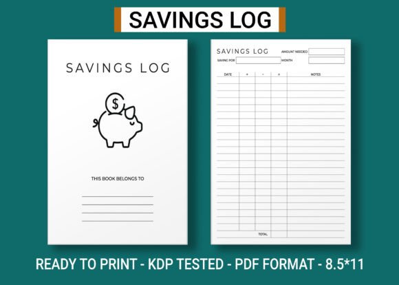 The Complete Guide to Savings Log KDP Interiors: Streamlining Your Print-on-Demand Publishing