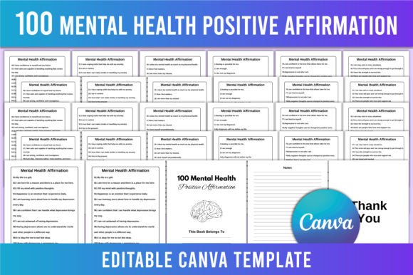 The Transformative Power of 100 Mental Health Positive Affirmations for Daily Emotional Resilience